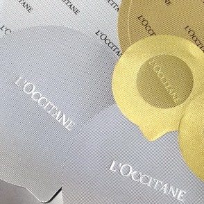 opercule cosmétique L'Occitane par Embatherm