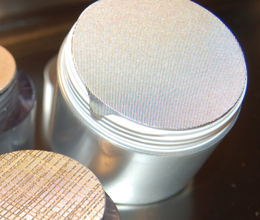 opercule neutre gaufrage pointes de diamant