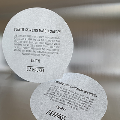 opercule cosmétique EMBATHERM imprimé